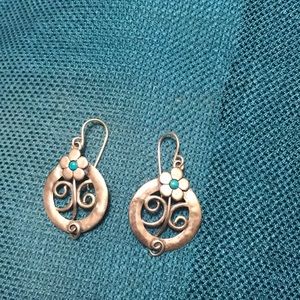 Sterling Silver and Turquoise Earrings